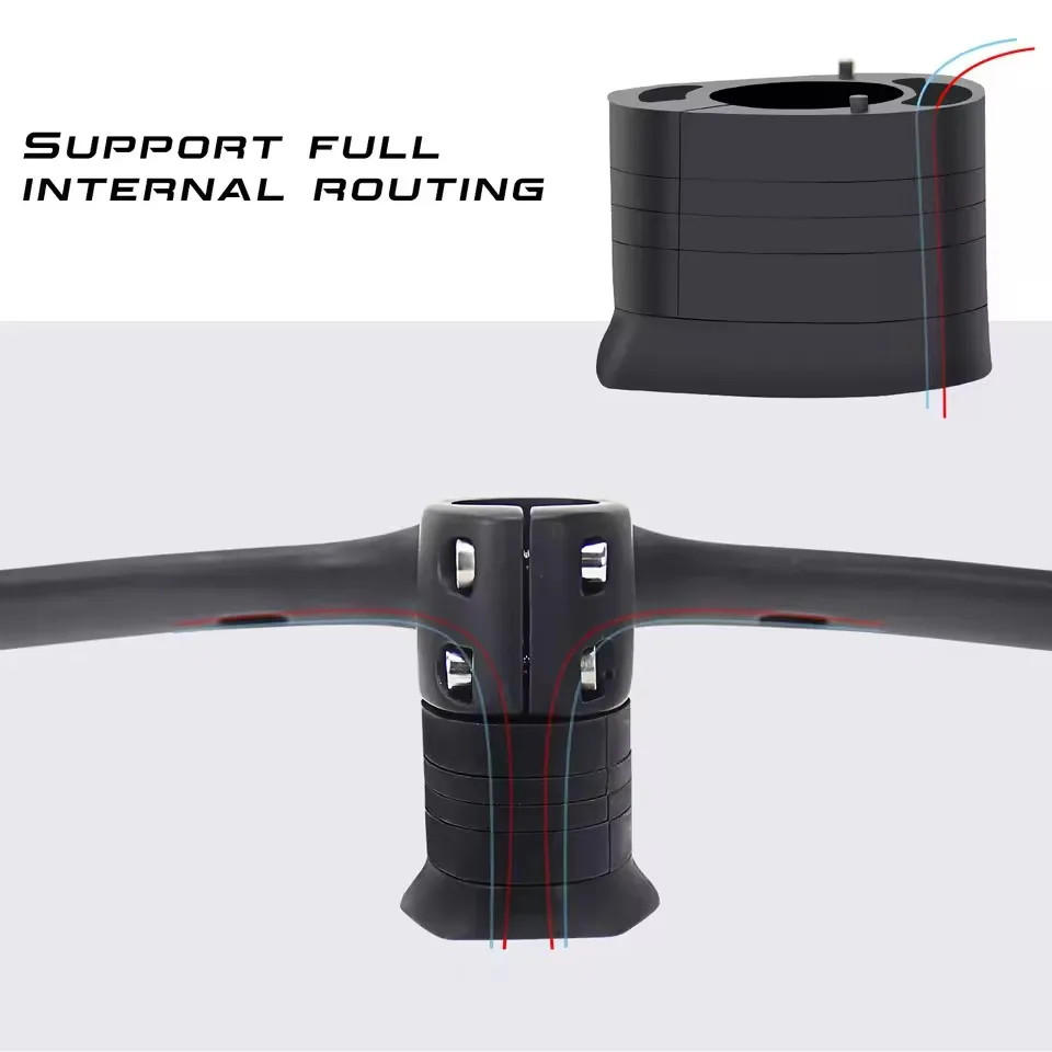 Carbon Handlebar 28.6mm Integrated Road Bike Handlebar Parts with Stem Spacer