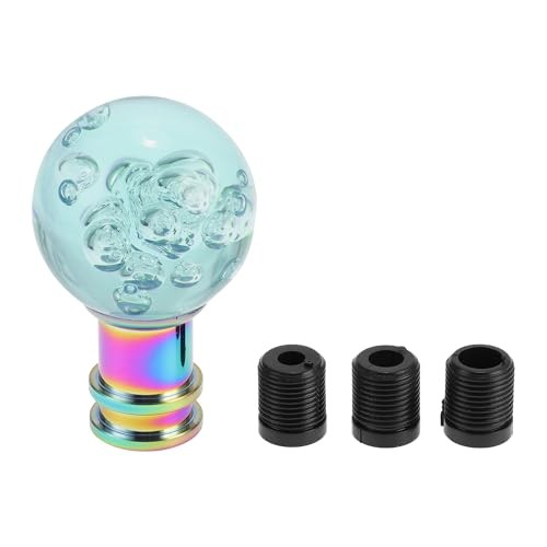 Car Shift Knob, 9cm Universal for Automatic and Manual Vehicle Gear Light Blue