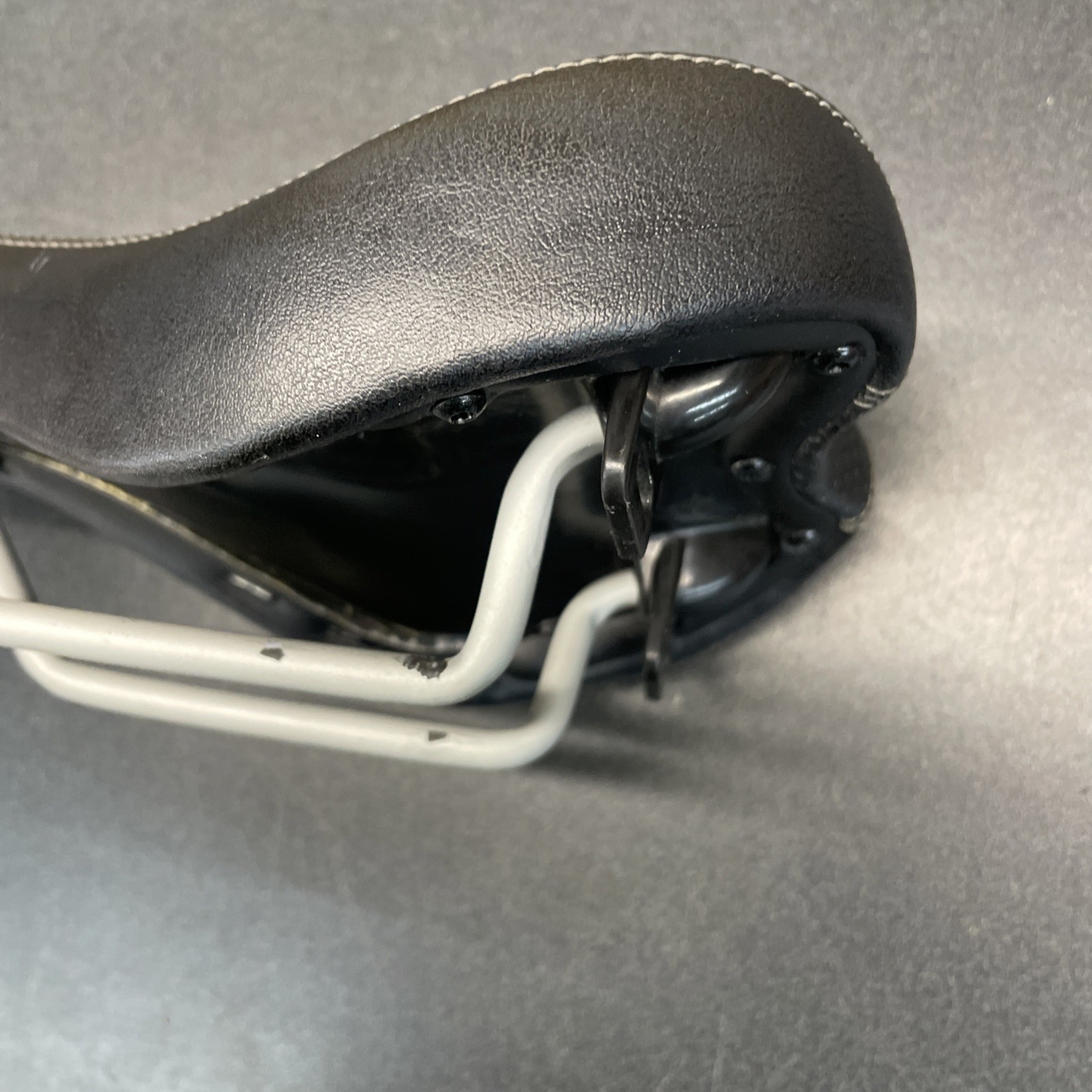 Brompton Original Hollow Cro-Mo Saddle Black Bike Bicycle Seat 11” X 6” Used