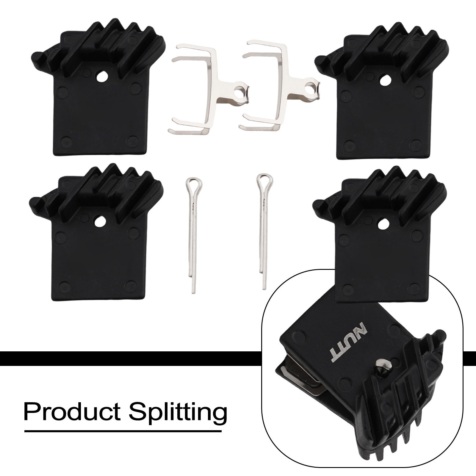 Disc Brake Pads For NUTT Heat Dissipation Hydraulic Caliper Parts for 2 Pair