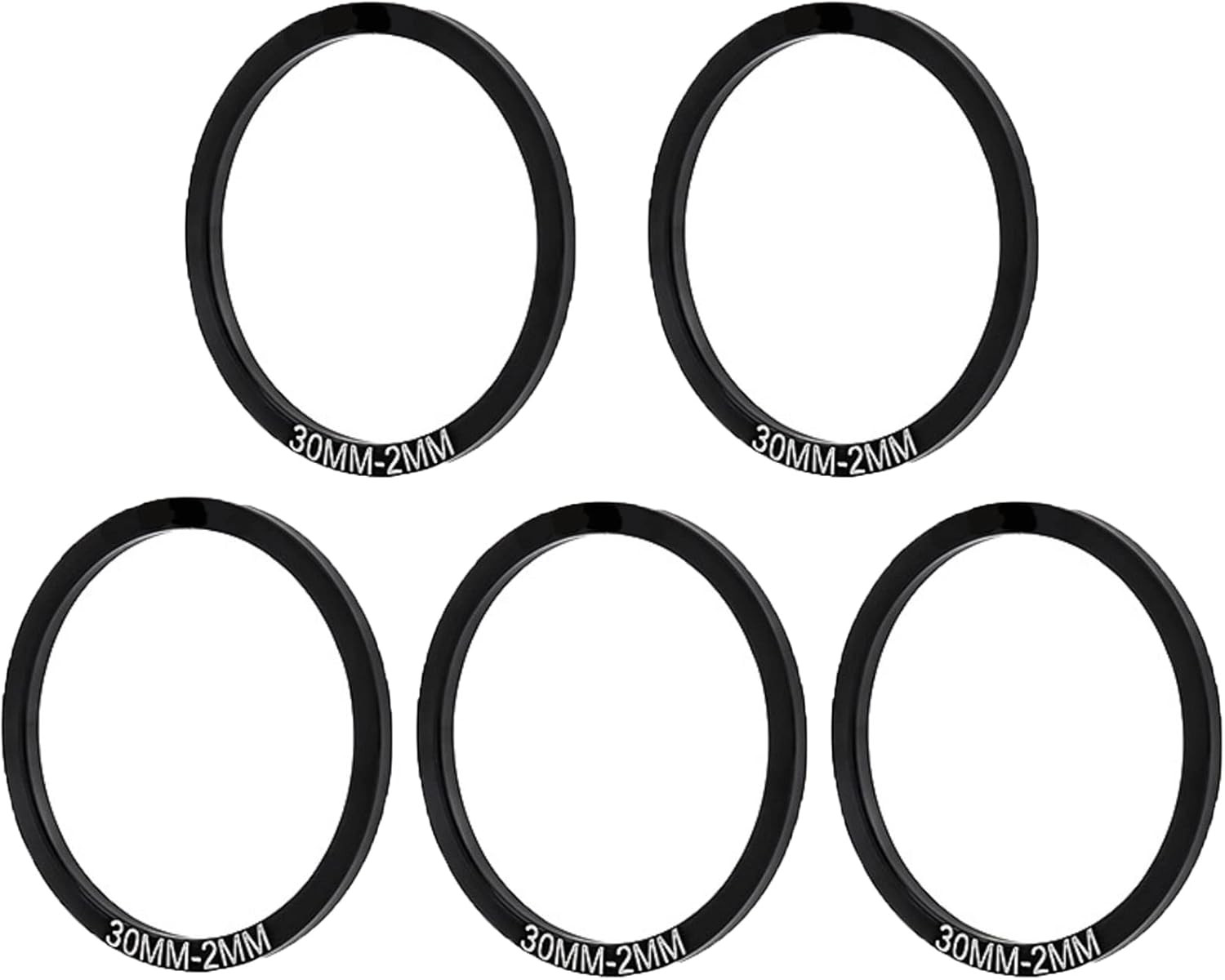 5 Pieces Bike Bottom Bracket Gasket Crank Washer Aluminum Alloy Bicycle Flywheel