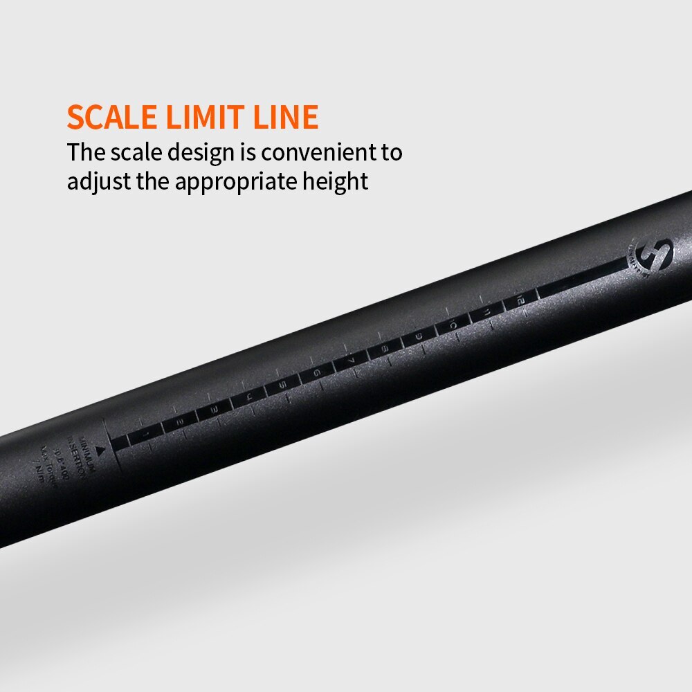 Carbon Seatpost Offset 0mm Mtb Retractable 27.2/30.8/31.6mm Seat Post 400MM