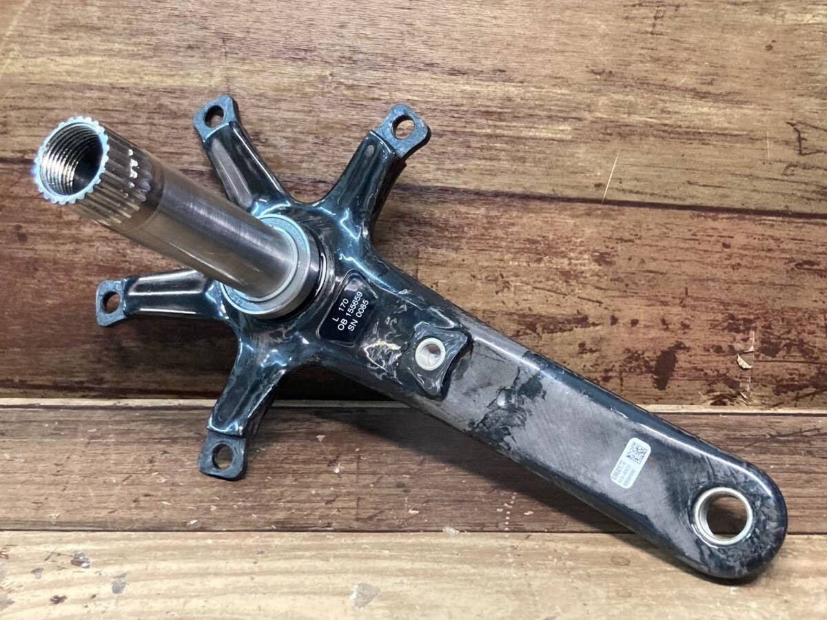 CAMPAGNOLO Athena PowerTorque Carbon Crankset Right Only 170mm 6.69 inch 53/39T