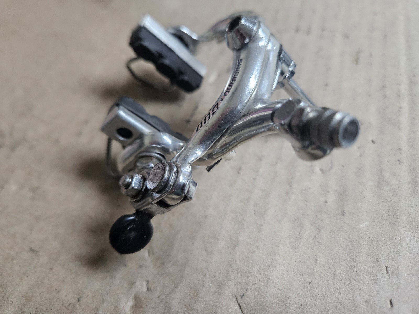 Vintage Shimano 600EX BR-6200 Arabesque Caliper Brakeset, single pivot, nutted