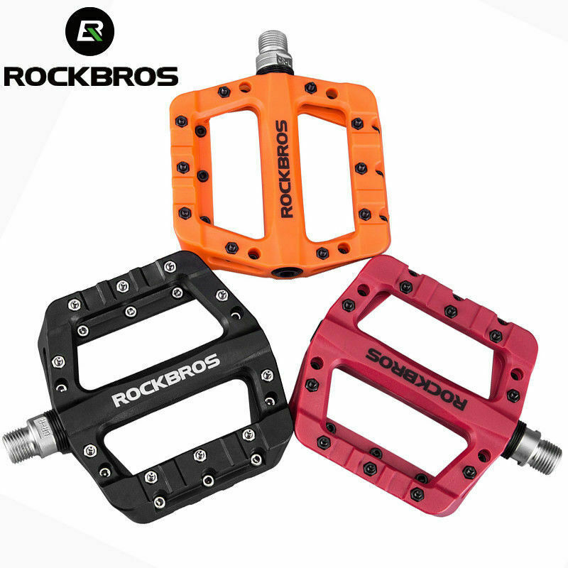 ROCKBROS Bicycle Nylon Pedals Road BMX Mountain Bike one Sealed Bearing Pedals