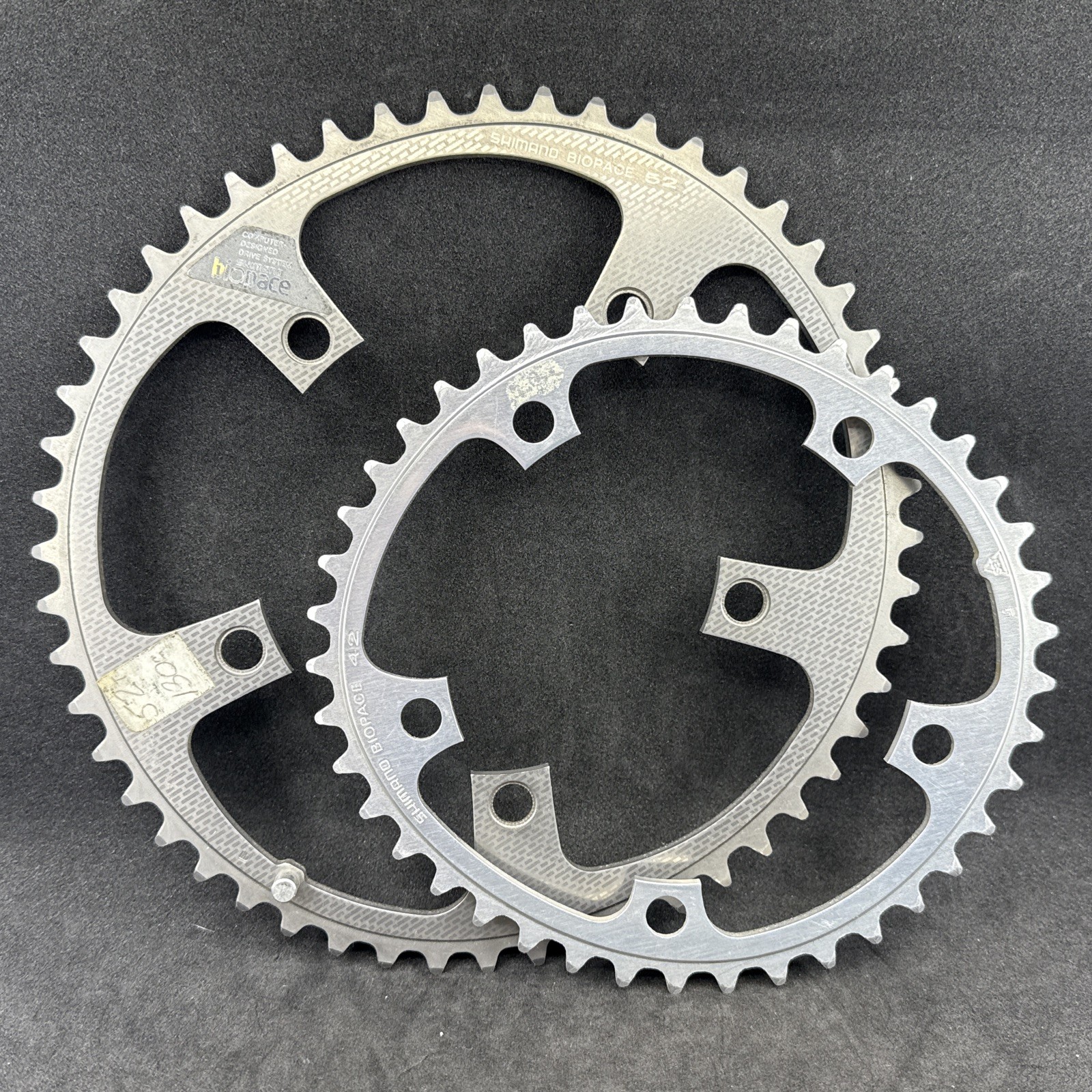 NEW Shimano 600 BIO-PACE 52/42-tooth Chainring Set 130mm BCD