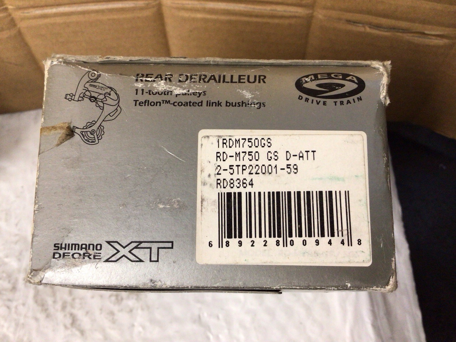 Shimano Deore XT 9 Speed Rear Derailleur RD-M750