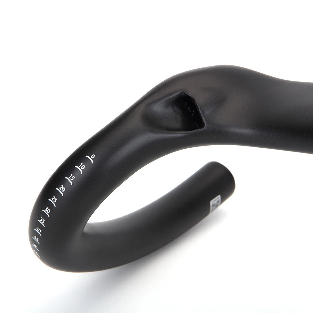 Carbon Fiber Gravel Mountain Bike Handlebar Internal Cable Routing 30 Degrees