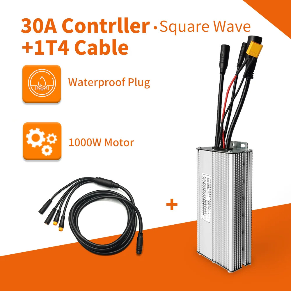 Electric Bike Waterproof Brushless Controller 36V 48V 250W 350W 500W 1000W Motor