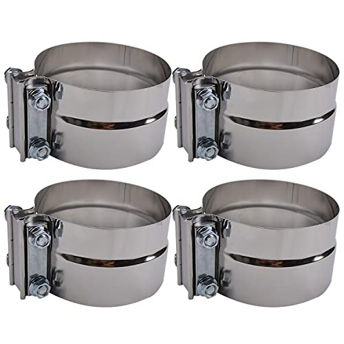 5 inch Exhaust Clamp Stainless Steel for 5″ Inner Diameter to 5″ 5″ – 4 PCS