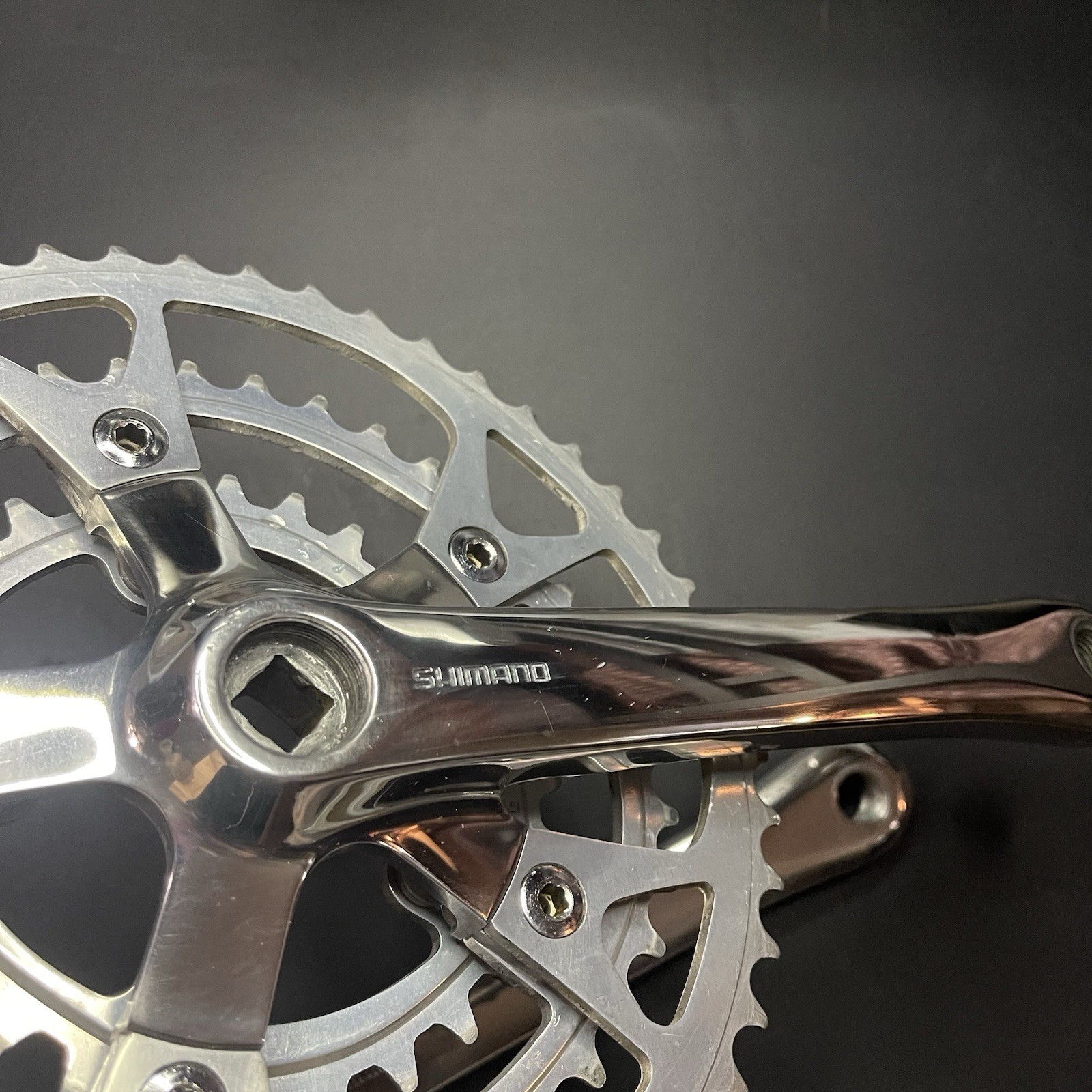 1989 Shimano XT FC-M730 180mm Triple Crankset