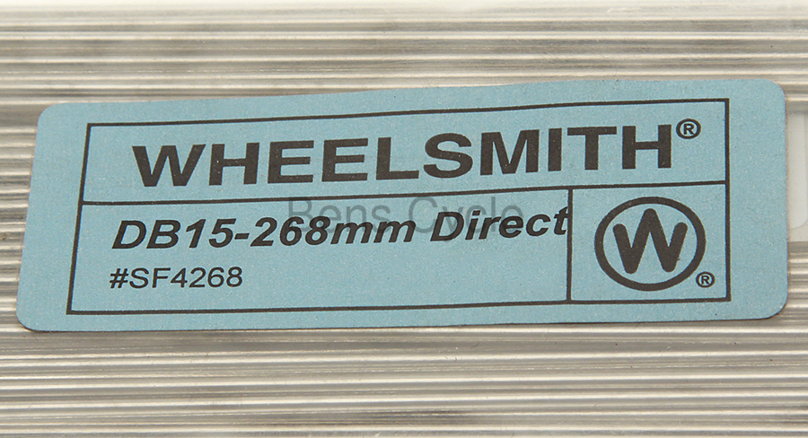 Wheelsmith DB15 Direct Pull Spokes Double Butted 268mm 15g Lot of 10 Silver NEW