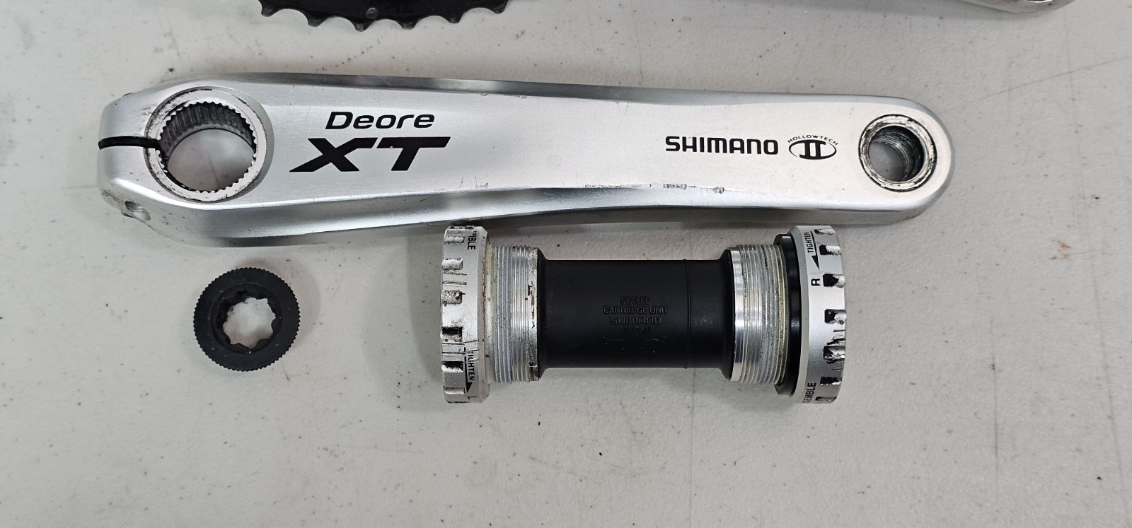 Shimano Deore XT FC-M770 MTB Triple Crankset 175mm w/ BB, 9 or 10 speed