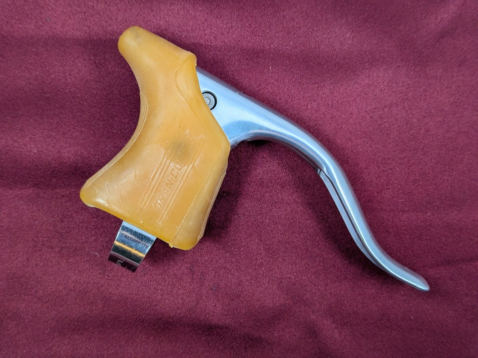 Vintage Gran Compe SINGLE Brake Lever Tan/Silver Non-Aero NOS
