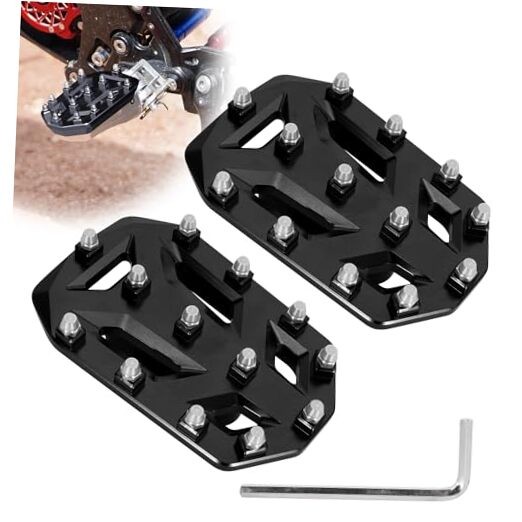 Dirt Bike Original Foot Pegs Extender Pedal 6061 Aluminum CNC Pedals – Black