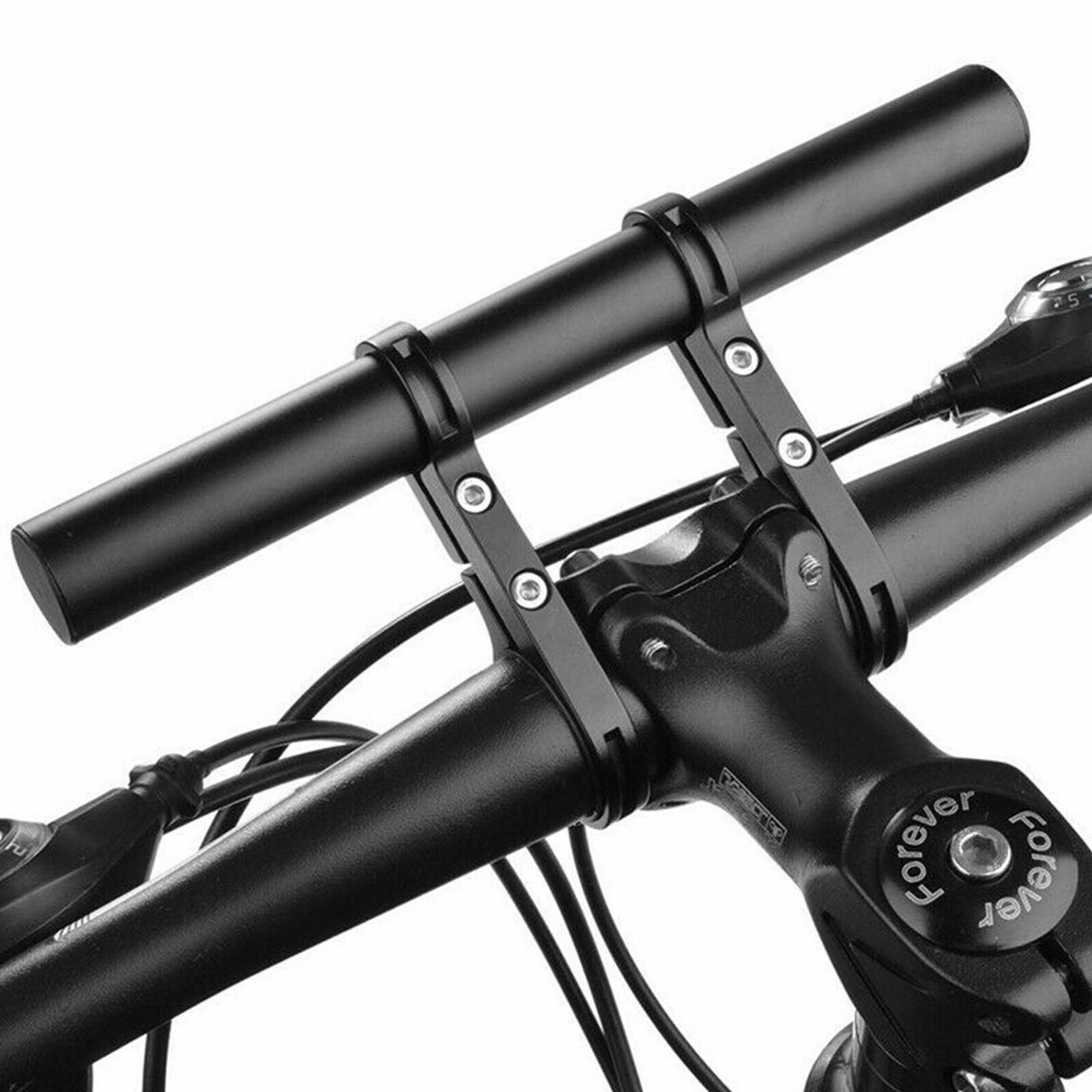 Bike Handlebar Extender Extension Bicycle Bar Mount Headlight GPS Holder Bracket