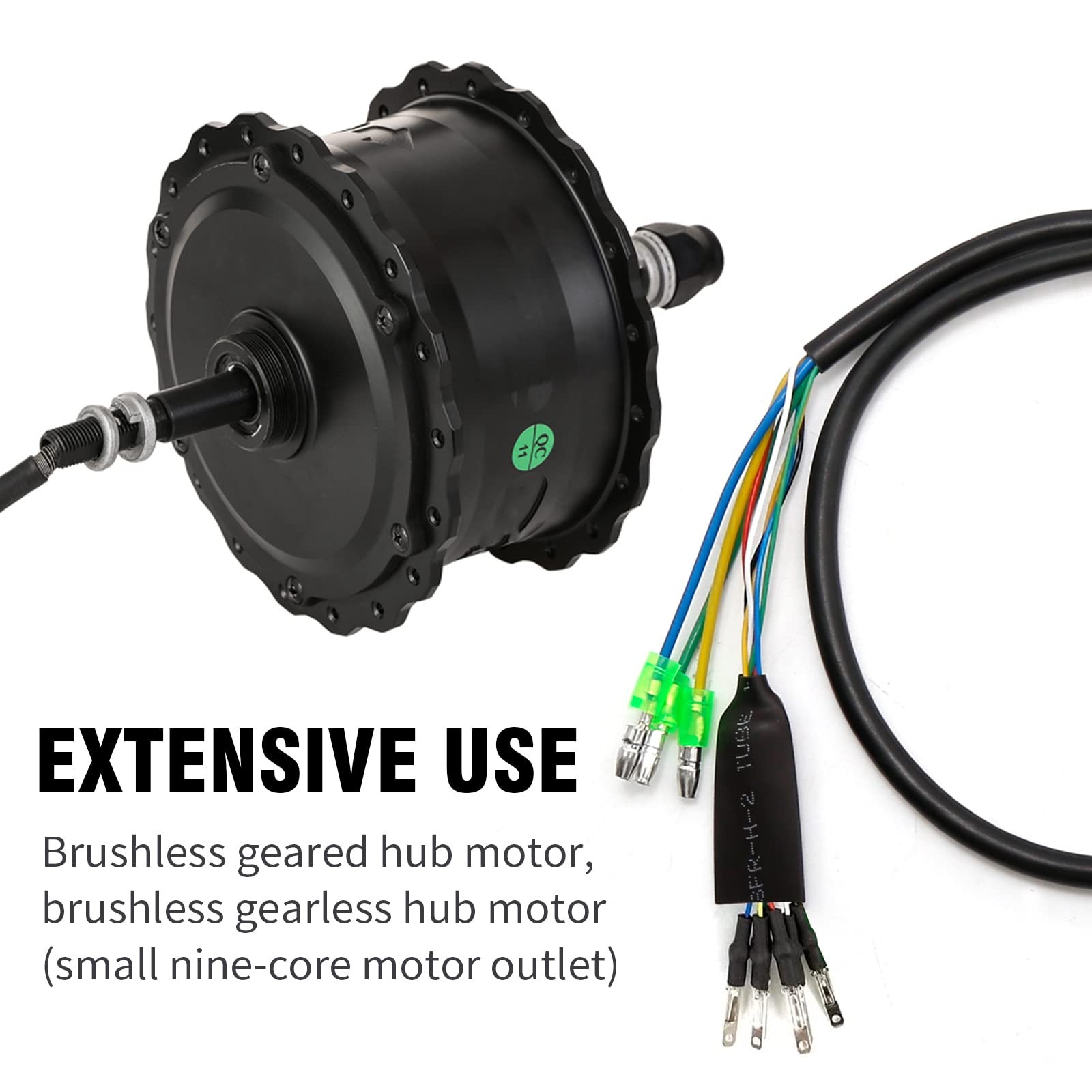 Ebike Cable Connector 9 Pin 60cm Male Motor Cable Electric Bicycle Motor Adap…