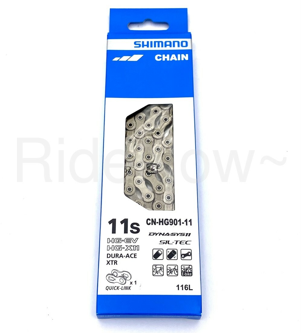 Shimano 11 Speed CN-HG901-11 Dura-Ace/XTR (116L) Bicycle E-Bike Chain+Quick Link