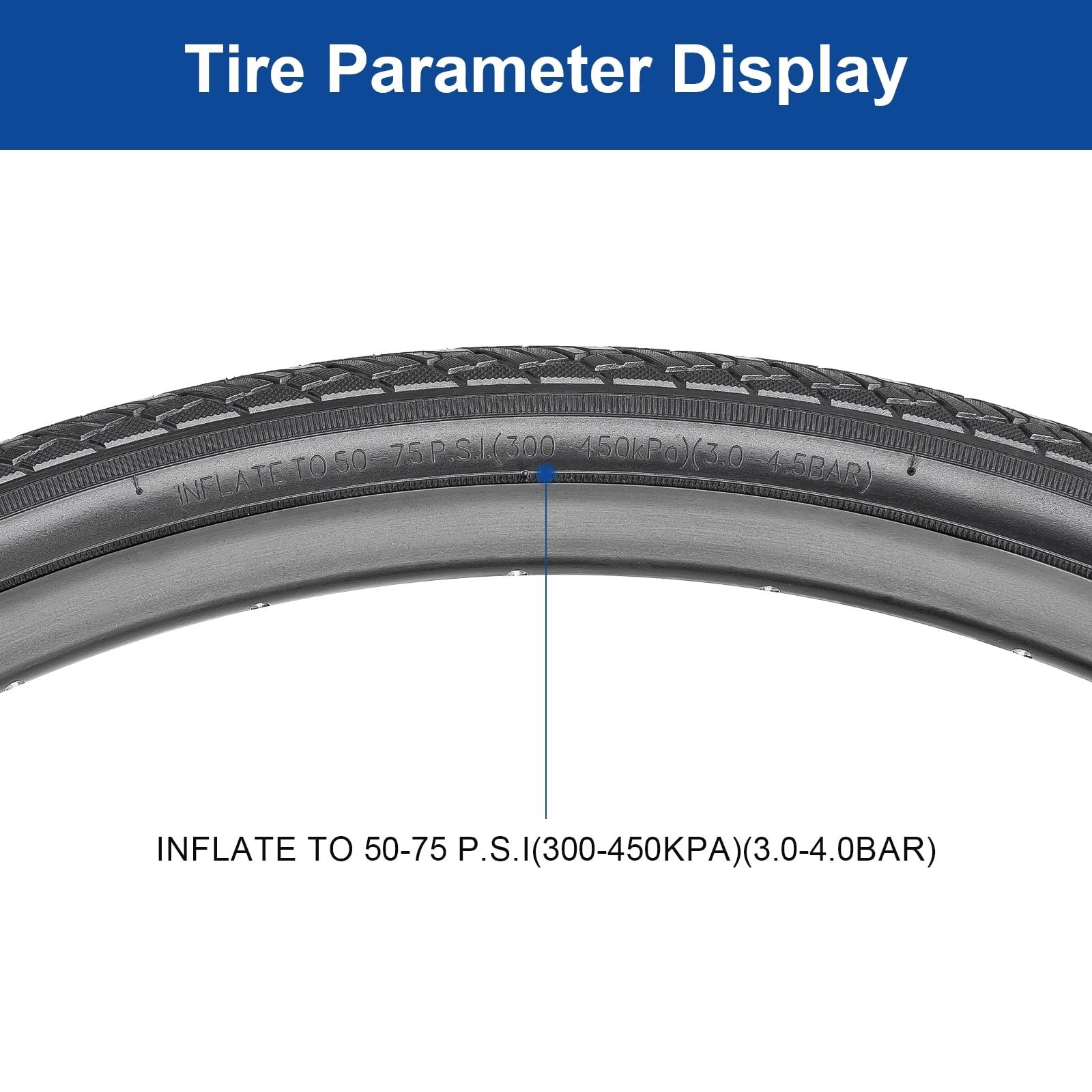 700C Bike Tire 37-622 700x35C Bicycle tire and 700×35/43C Bike Tube Suitable …