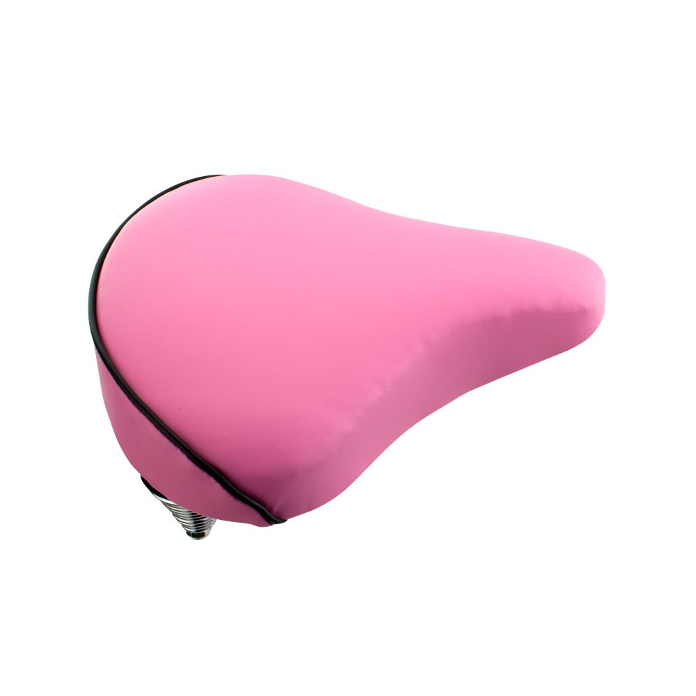 NEW! Standard Vinyl Beach Cruiser Large Saddle Bicycle Seat 209 Bike Seat Pink