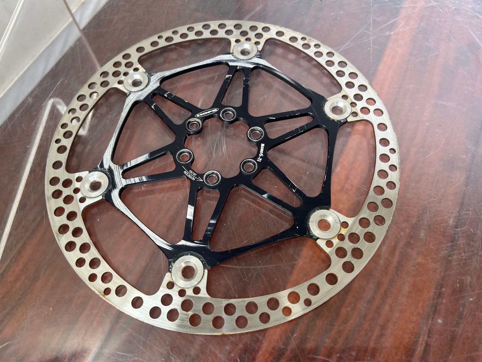 Vintage Hope Mono 6 Ti Brake Rotors Rotor Set 205mm Downhill 26″ DH Retro MTB