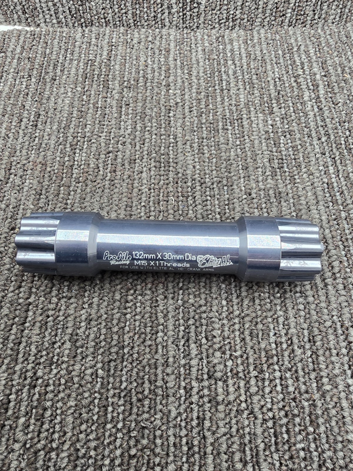 Profile Racing Crank Axle 30mm Tapered 8 Spline 132mm (Elite AL)