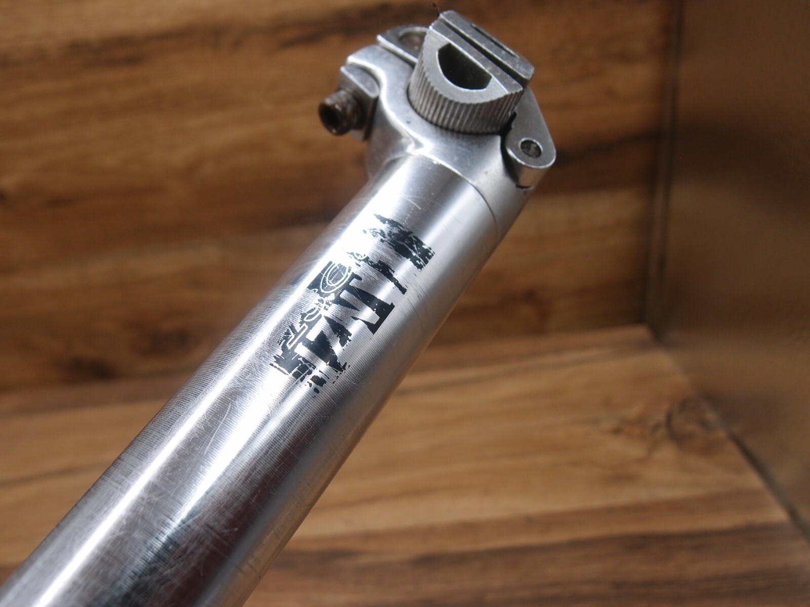 1998 MTB plain seatpost ZANZI POST by JD Components 31.6 mm