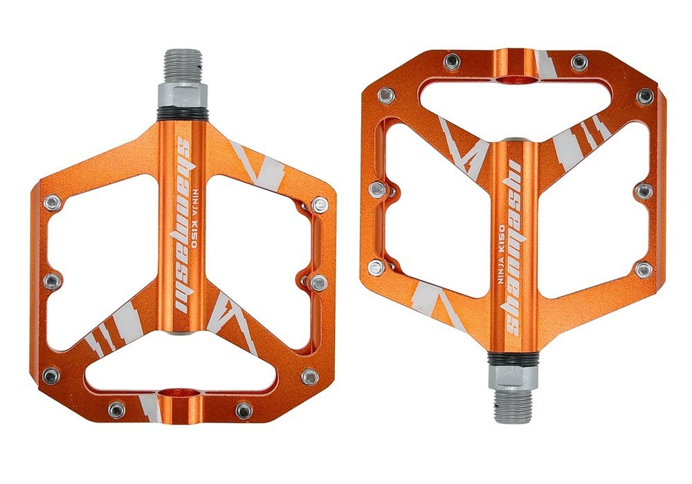 NINJA K150 Aluminum Bike Pedals Mountain BMX Bicycle sealed bearing Wide Pedal