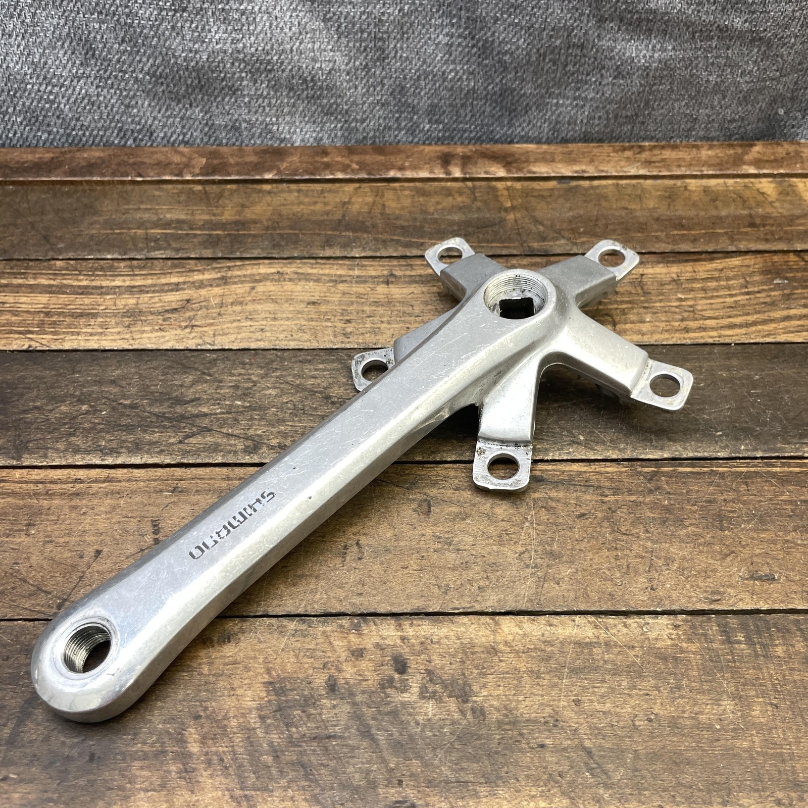 Vintage Shimano FC-B124 Crank Arm RIGHT 175mm 110 BCD Square Taper Road Bike
