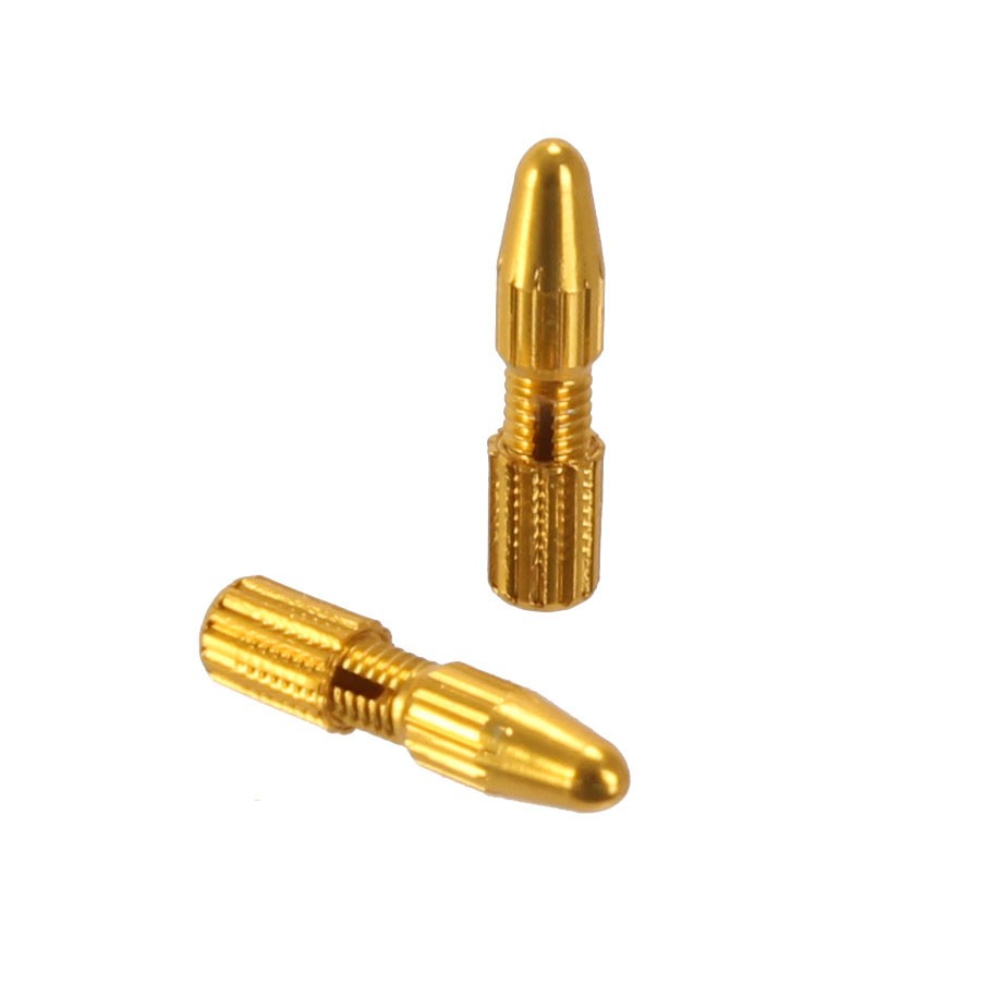 Yokozuna Gold Crimp-Free Brake Cable Tips – CNC Aluminum, Reusable, Easy Install