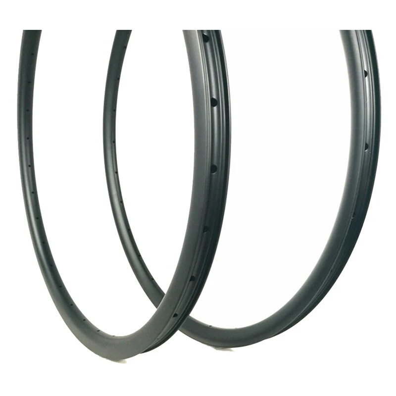 29er Carbon Bike Rims 33mm Width 25mm High Tubeless Clincher UD Matte Glossy