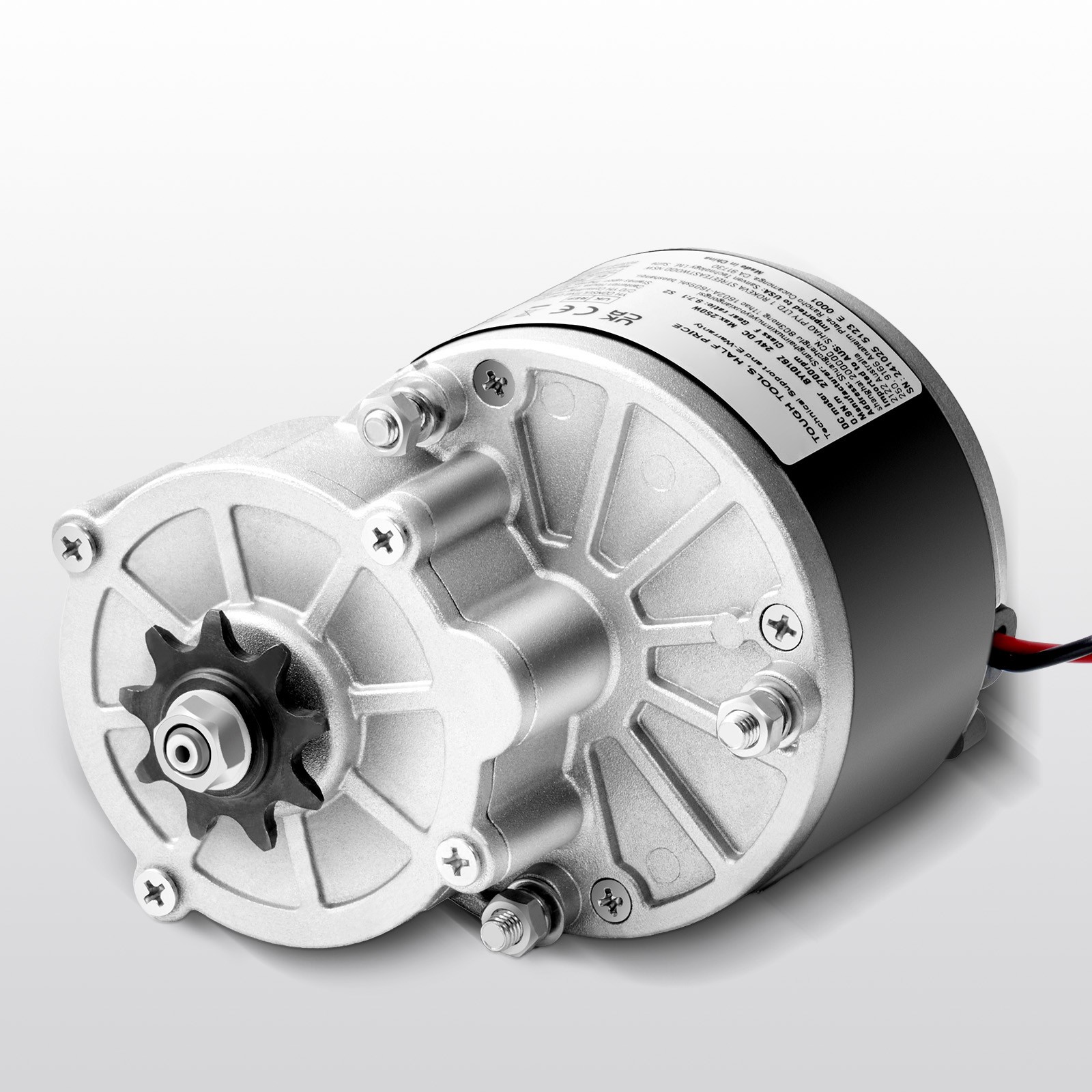 Uimoso 250W 24V DC Motor Kit with Enhanced Speed Controller, 2700 RPM