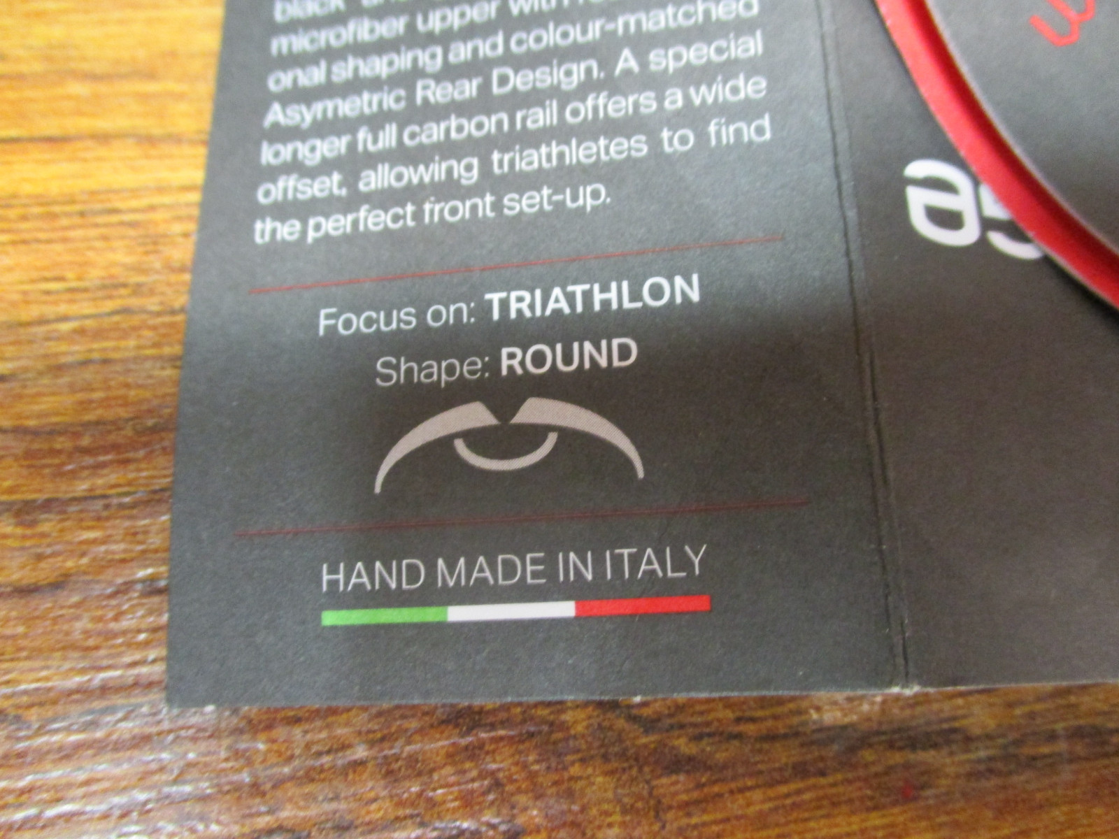 ASTUTE SEA LITE CARBONIO RAILED TRIATHLON RACING SADDLE 138 X 250 ROUND