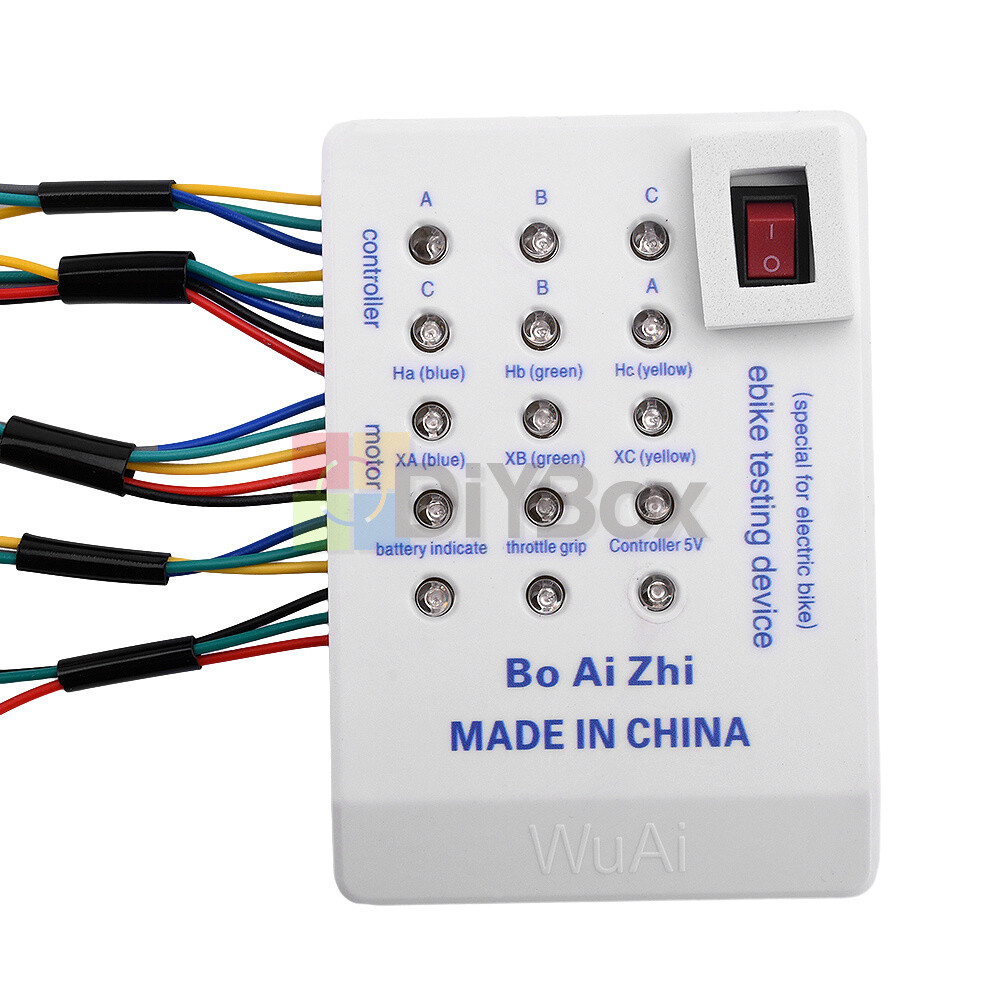 Brushless Motor Tester Ebike Testing Device Electric Hall Tester Detector 24-72V