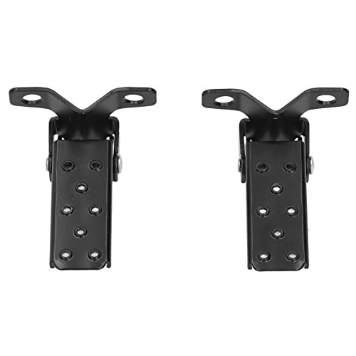 Foldable Footrest Foot Pegs for ATV, Black, Universal, Retro, 2 Pegs with