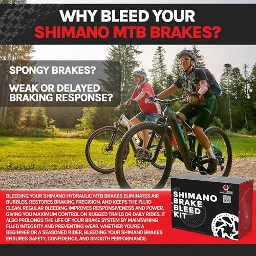 Shimano Hydraulic Disc Brake Bleed Kit with Mineral Oil for Bikes