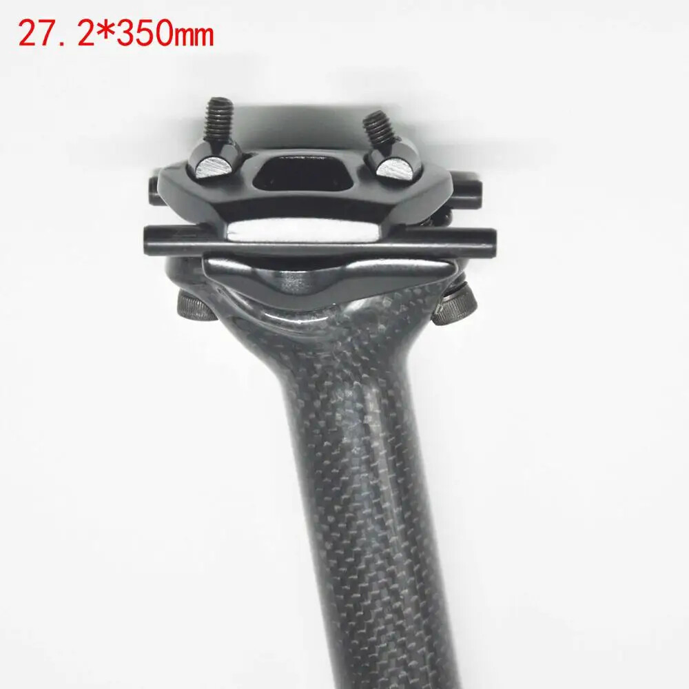 MTB Road Bike Carbon Fibre Seatpost 5mm Offset 25.4/27.2/30.8/31.6/33.9/34.9mm