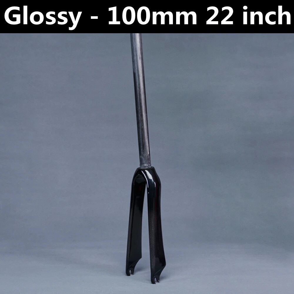 BMX Folding Bike Front Fork For Wheel 14 16 18 20 22 In Carbon Fiber Rigid Fork