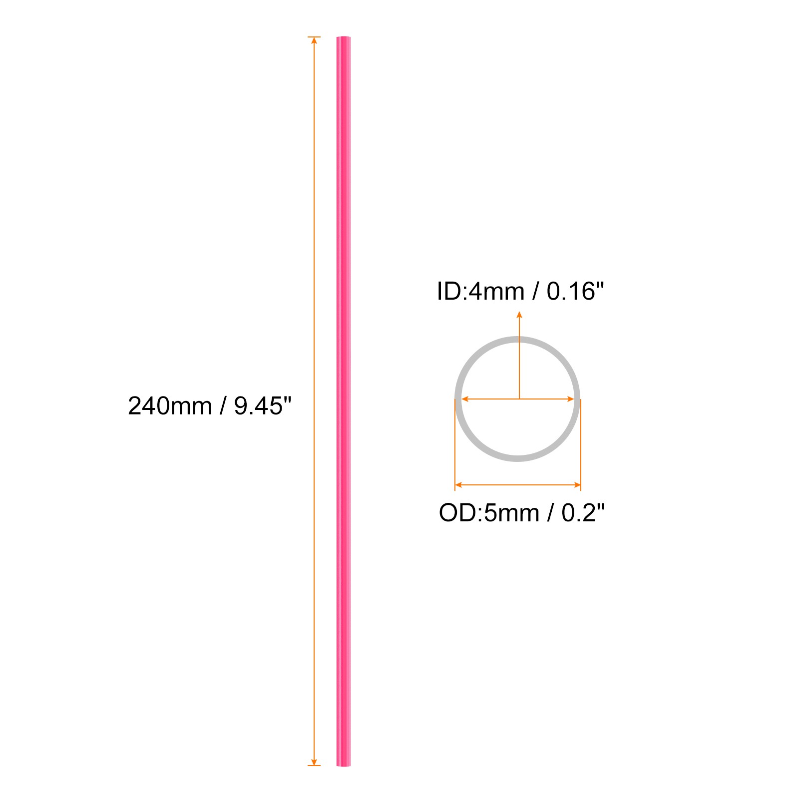 72pcs Spoke Skins Covers 0.2″ Dirt Bike Wheel Spoke Wraps Pink