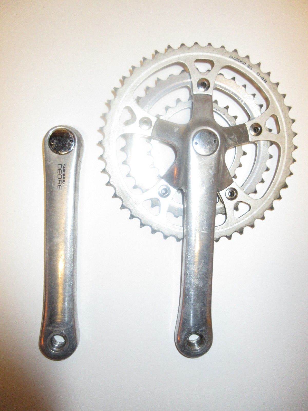 Shimano Deore FC-MT60 Triple Mountain Bike Triple Cranks 175 Crankset 48/38/24