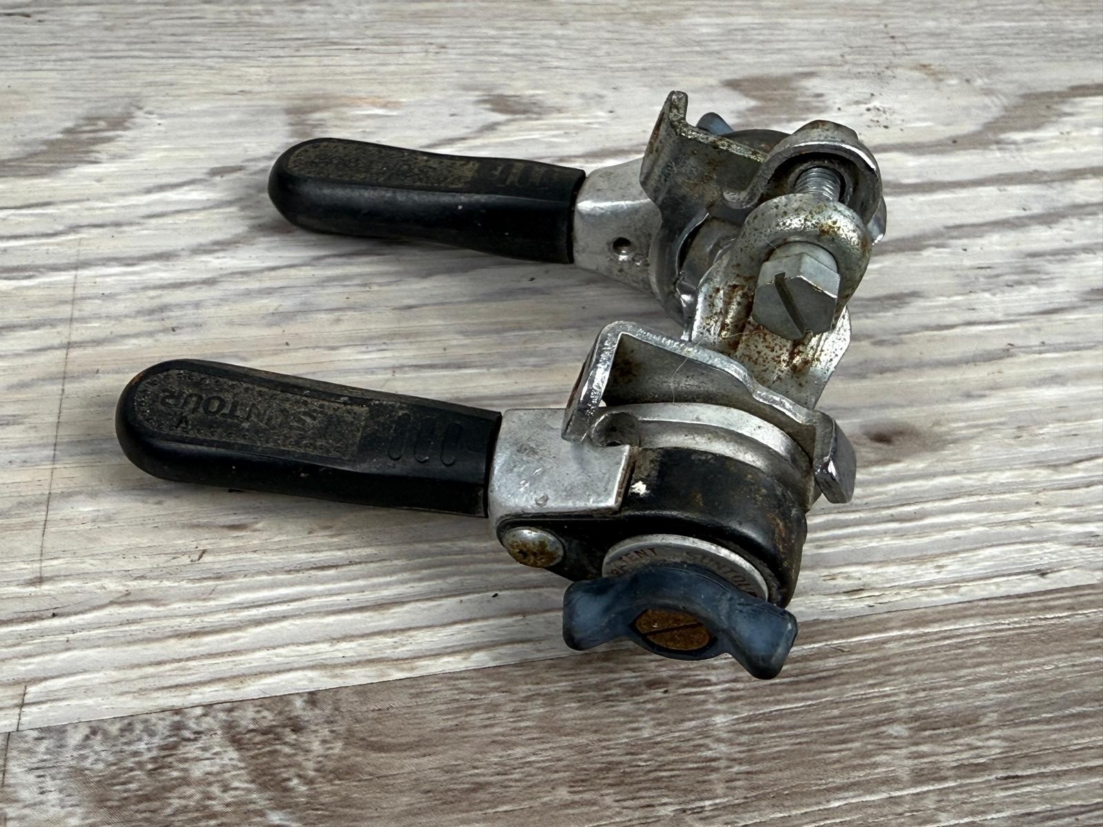 Vintage SunTour Down Tube Friction Shifter Set 28.6 Clamp Road Touring Bike