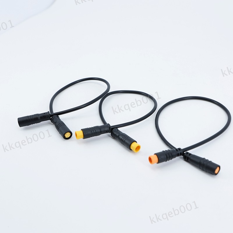 0.2m m8 9mm 3 pin Electric Bicycle Butt signal Cable Waterproof Wire Ebike Plug