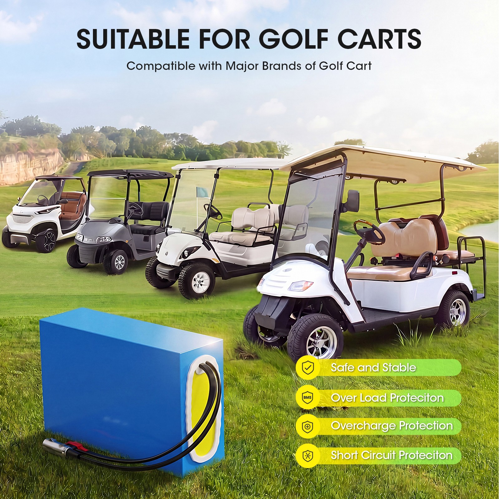 Ebike Battery 36V 48V 52V 60V 72V 40Ah 30Ah Lithium for 0-5000W Motor Waterproof