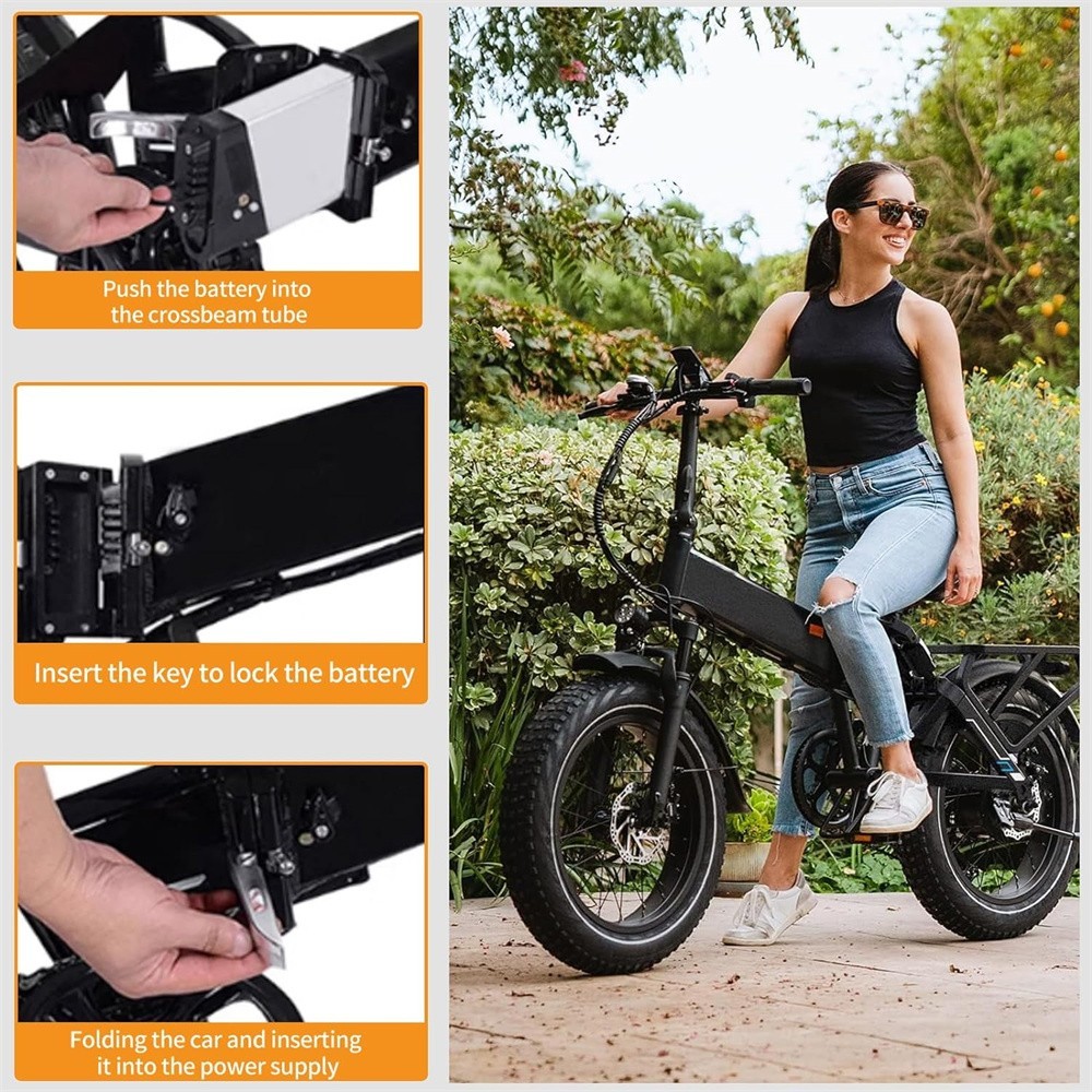 G-force T42 Folding Electric Bike Battery 48V 20Ah Li ion Ebike Batteries Pack