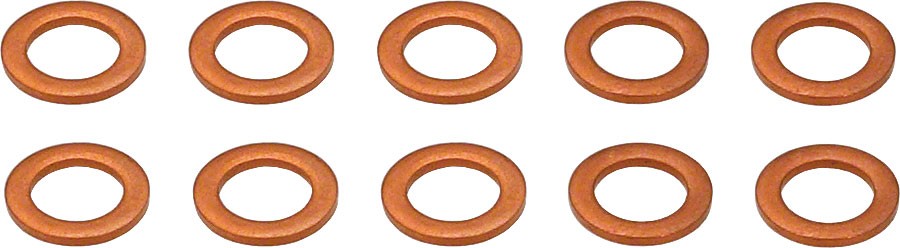 Hose Small Parts – Hope Brake Hose Seal Washer – Copper, For 6mm Hose, 10 pcs. –