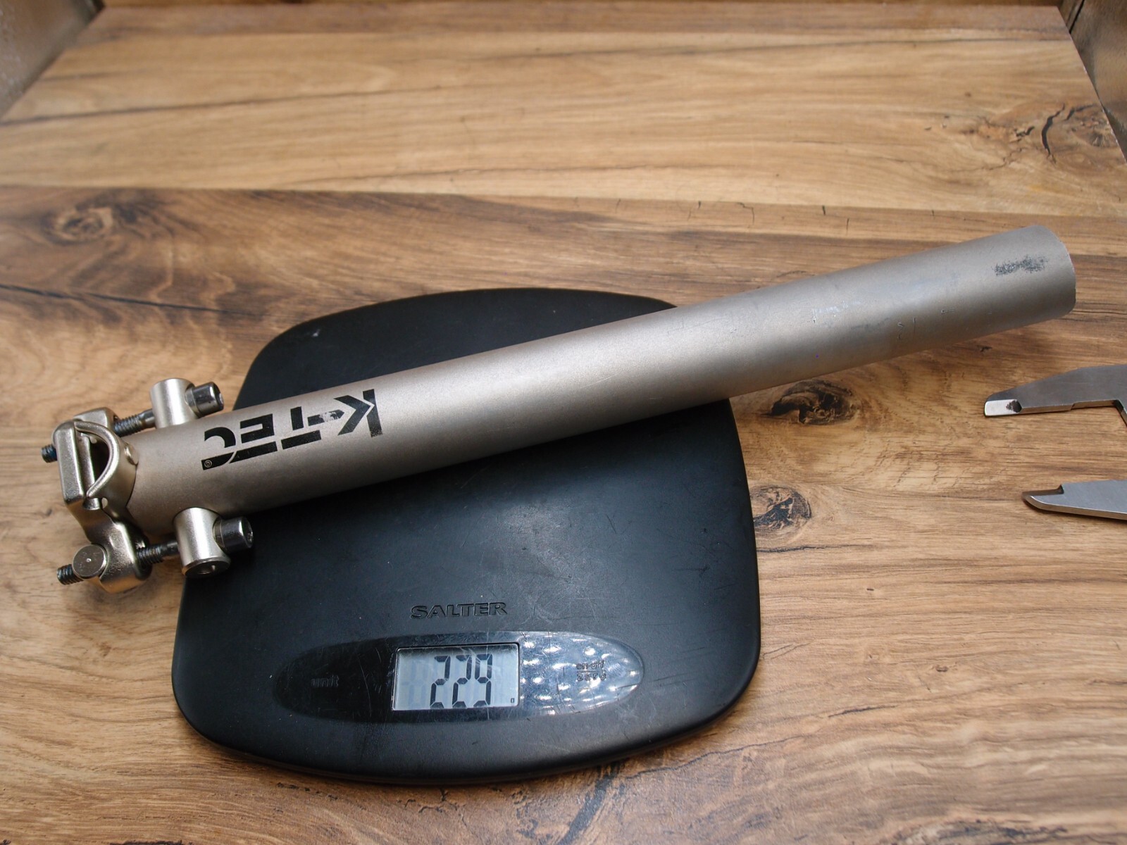 1994 MTB plain seatpost K-TEC by Kalloy 31.6 mm