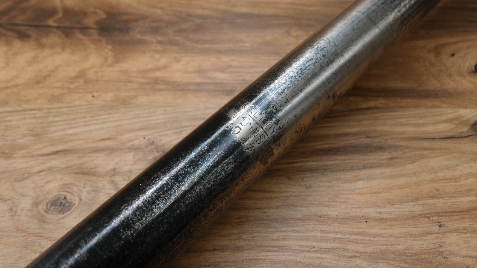 1990’s steel Cr-Mo plain seatpost Kalloy for MTB 30.4mm