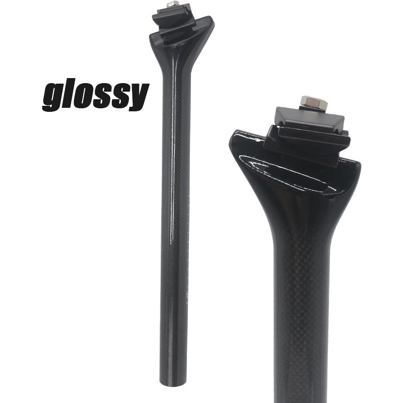 Carbon Road Mountain Bike Seatpost Offset 0mm 13mm 17mm 25.4 27.2 30.8 31.6mm