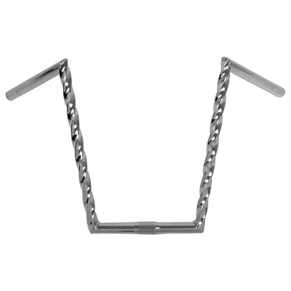 Original OG Lowrider 15″ V-Square Twisted Bicycle Handlebar 25.4mm Clamp Chrome