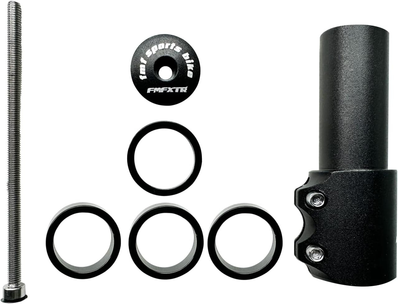 Bike Stem Riser Adaptor Bicycle Fork Head Handlebar Head Up Rising Adapter 28…